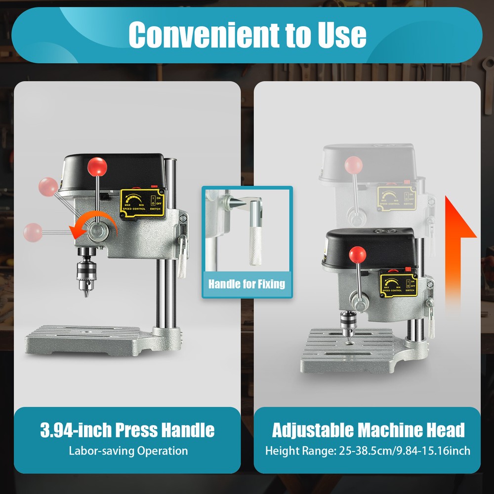 Bench Small Benchtop Drill Press Portable Drill Press Electric Mini Drill Press