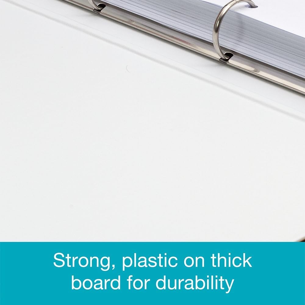 Elba Vision A4 30 mm 4 O-Ring Binder, White Single White A4 4 Ring
