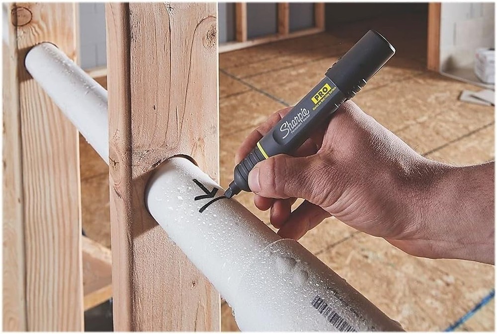 Pro Permanent Marker Medium Chisel Tip Black 12 Count 2018326