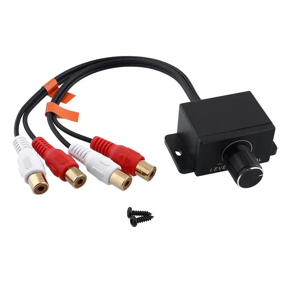 Car Remote Amplifier Level Controller Bass Knob Volume Control Cable Universal