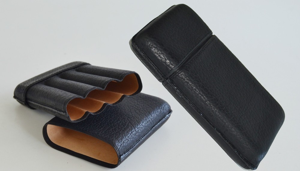 Leather Cigar Case Leather Cigars Case Mastro de Paja