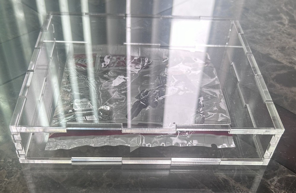 acrylic display case (Poly Bag Not Included)