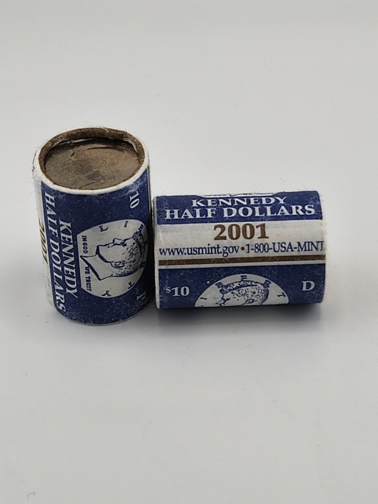 2001 P D KENNEDY UNC CLAD HALF DOLLAR (2-COINS)