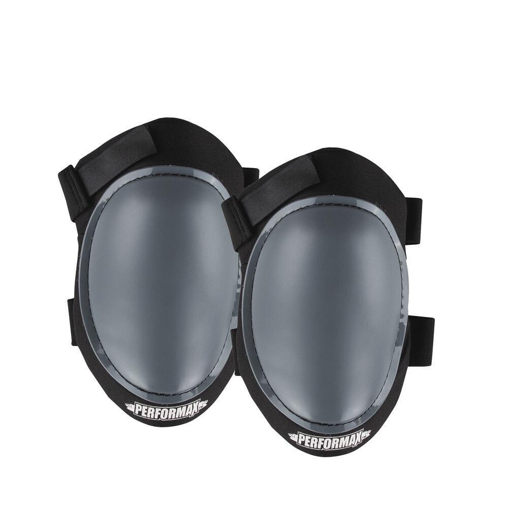 Heavy-Duty Hard Shell Rocker Style Knee Pads with Dual Hook & Loop Straps