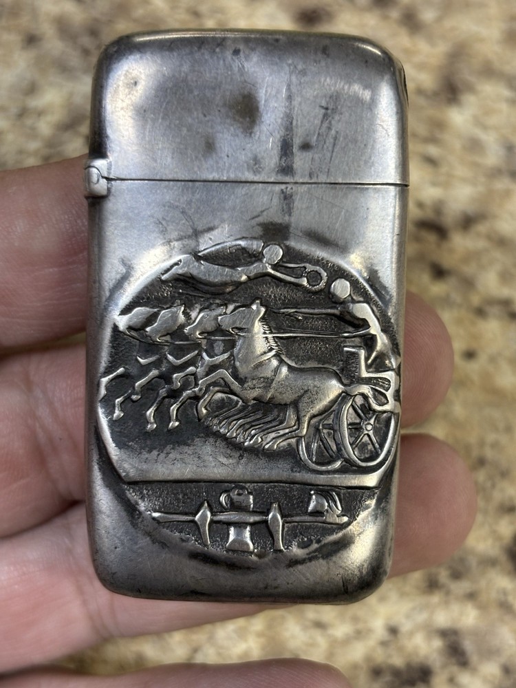 Antique Whiting Manufacturing Sterling Silver Match Safe