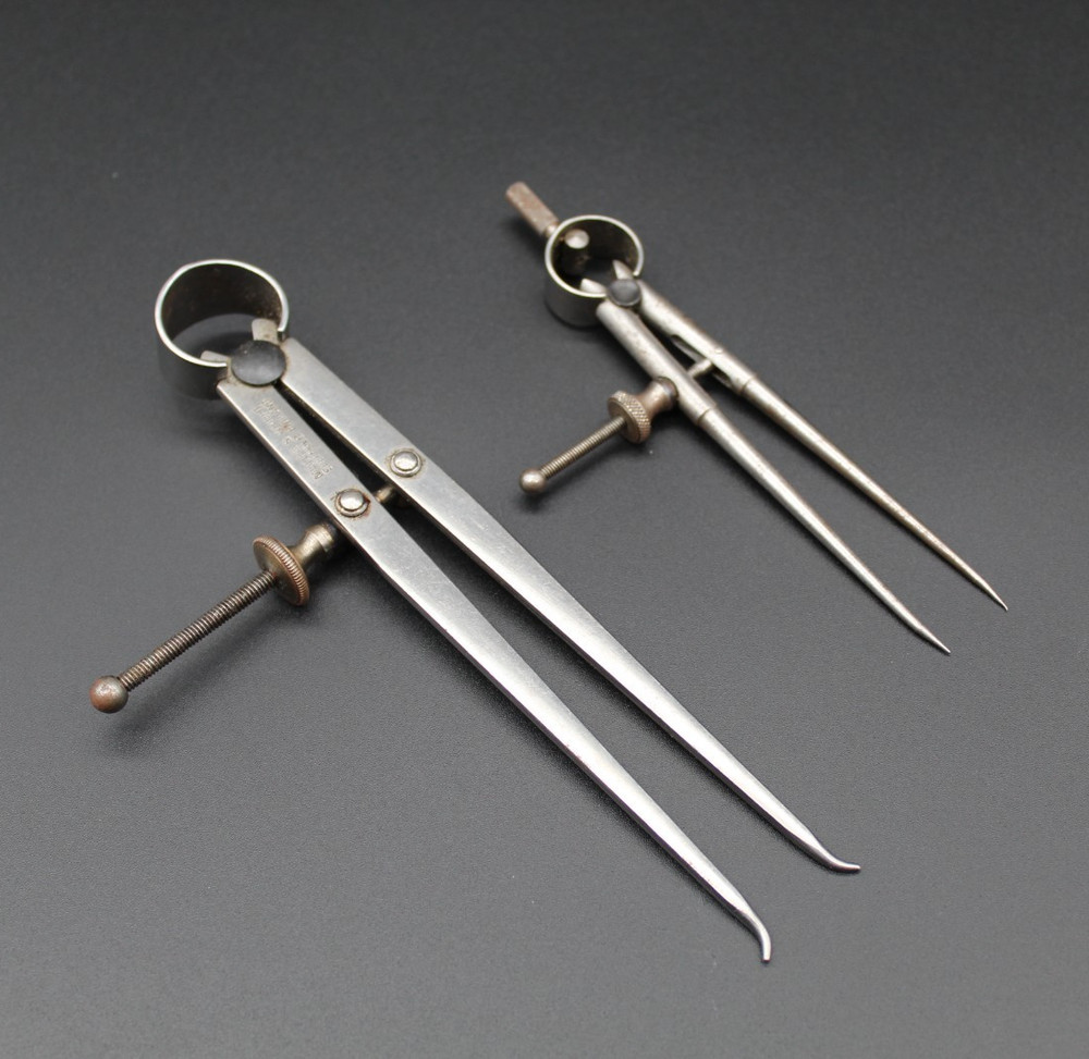 Vintage Moore & Wright Caliper Machine Tools (lot of 2) 7" & 5 1/2"