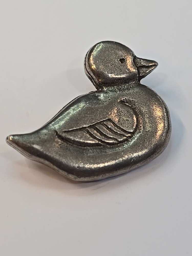 Duck Lapel Pin Small Size By Danforth Pewter