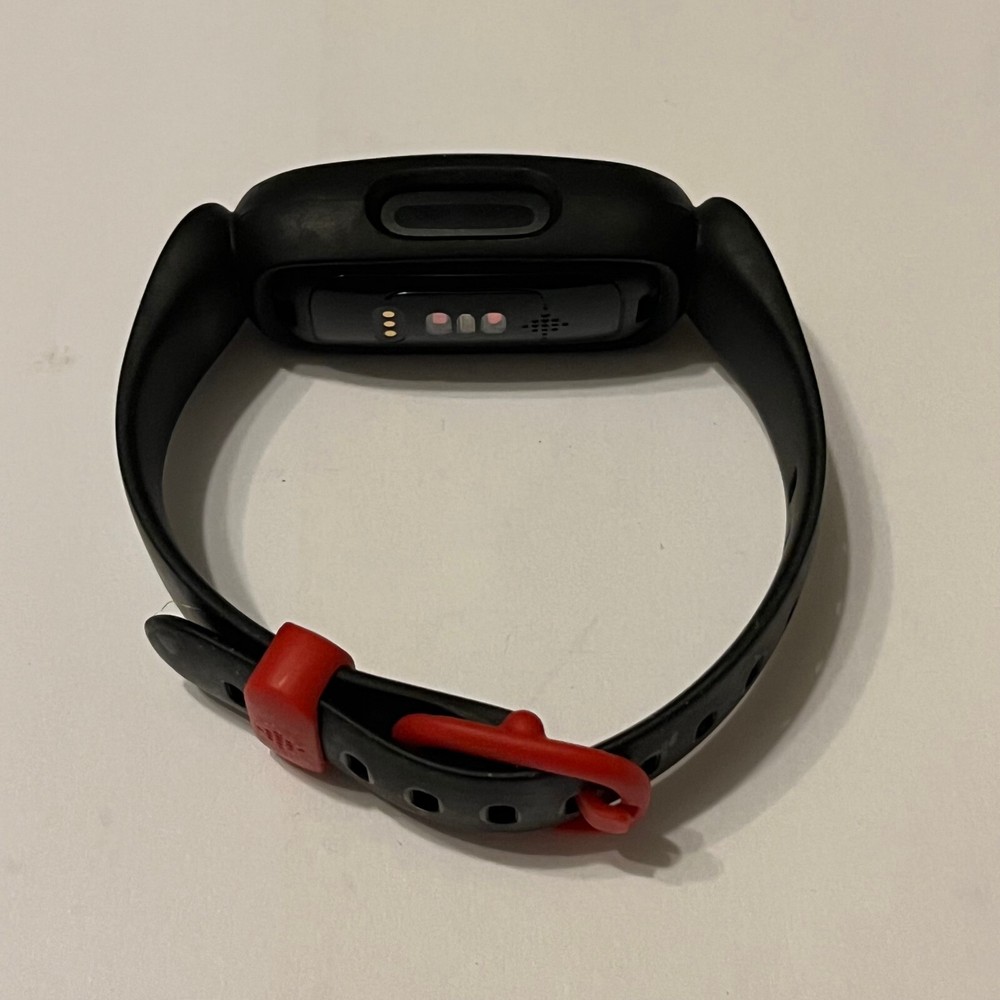 Fitbit Ace 3 Activity Tracker for Kids - Black / Racer Red One Size FB419