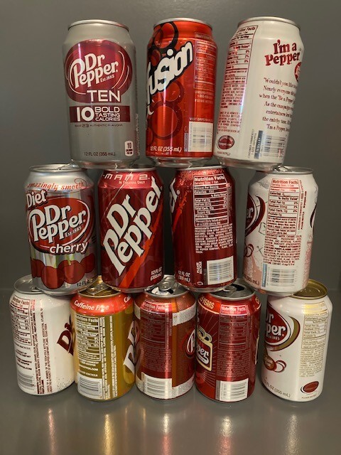 Dr Pepper Can Collector Starter Kit (12 pack)