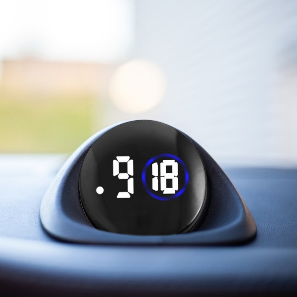 Stick On Clock For Car Dashboard LED display Automotive Replacement Clocks