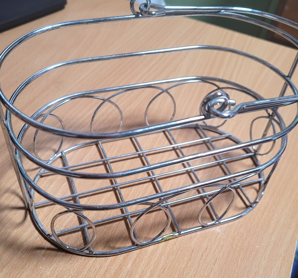Condiment Holder Metal Wire Rack with Handle