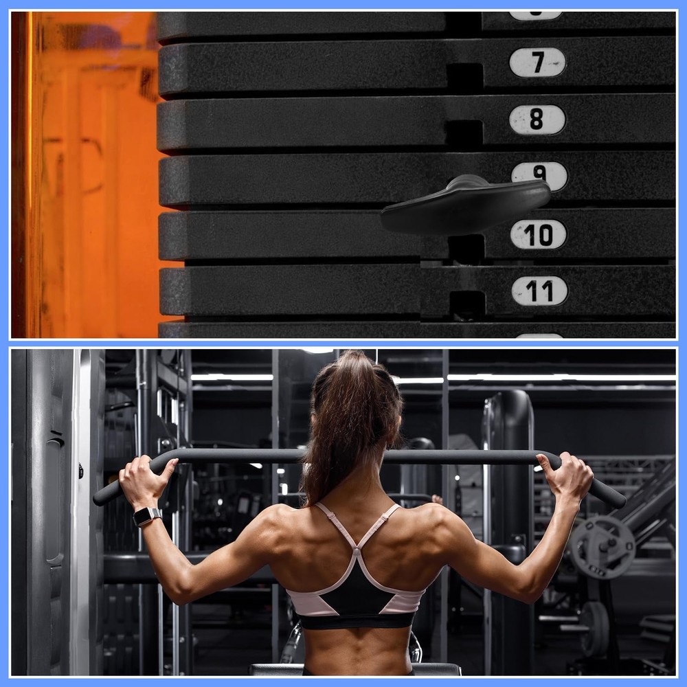 3pcs Weight Stack Pin, Gym Pins for Stack,Weight Lifting Black