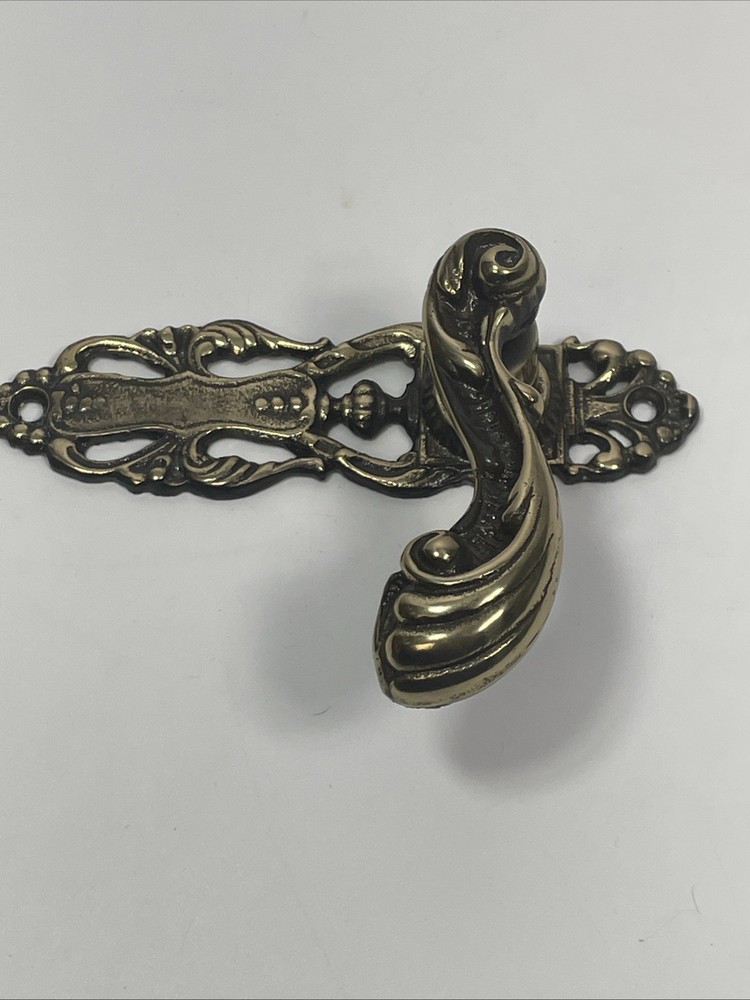 Vintage Brass Door Handle Pull 6 “ Pre Owned