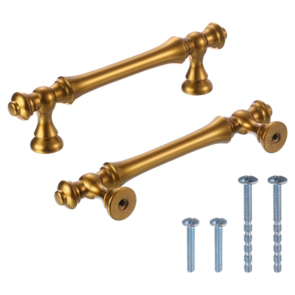6Pack Kitchen Cabinet Handles, Drawer Pulls Champagne Copper