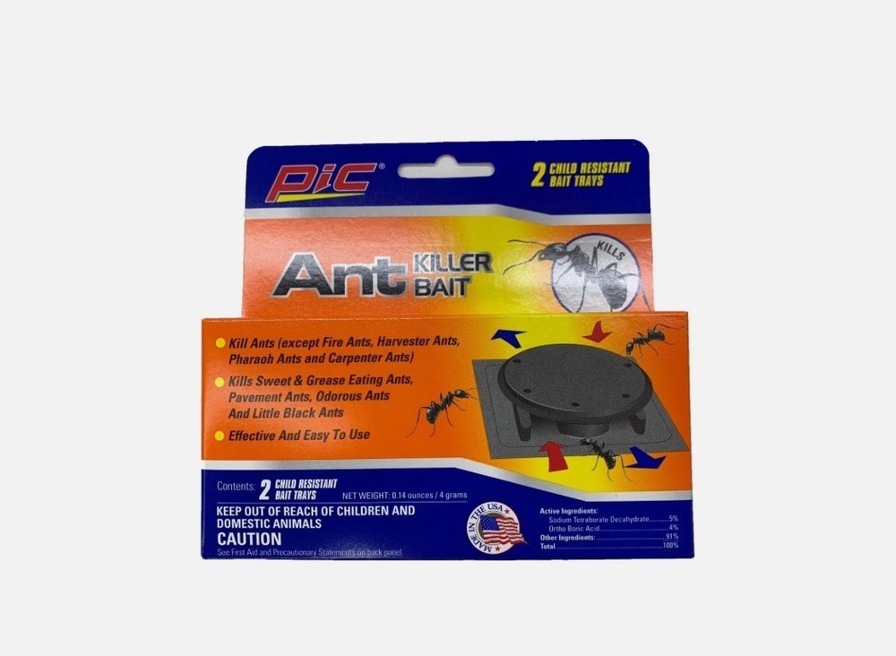 2 PACK PIC Ant Control Plastic Bait Trays 2 Pack **FREE SHIPPING**