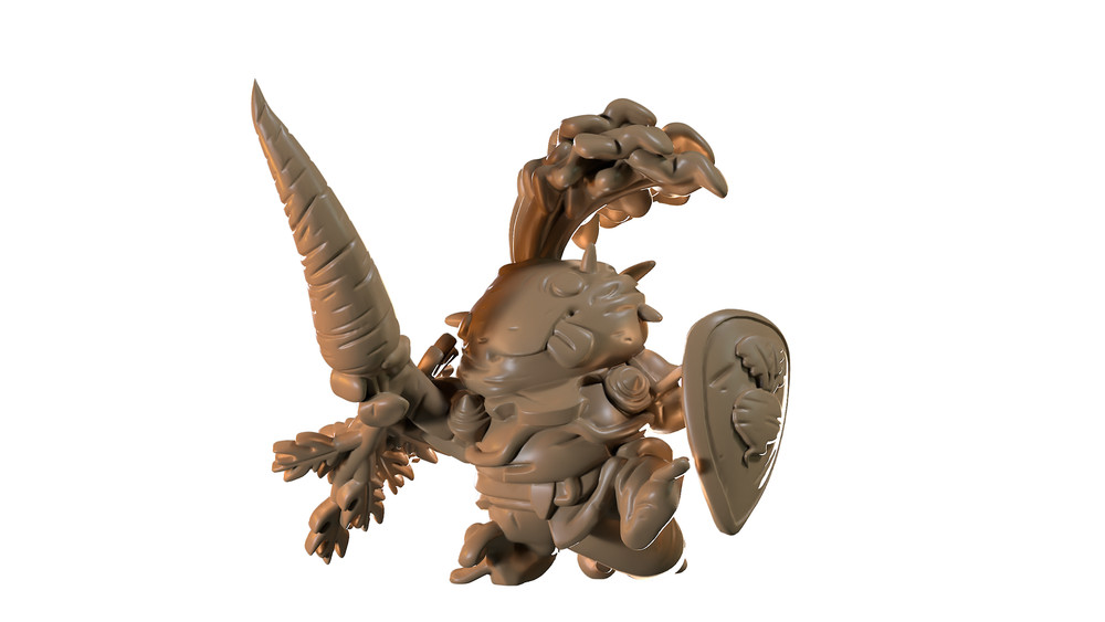 Capsule Chibi - Turnip Paladin