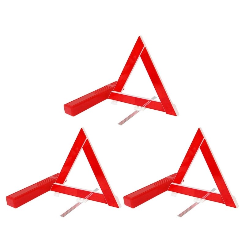 Large Warning Car Triangle Reflective Road Emergency Breakdown Hazard