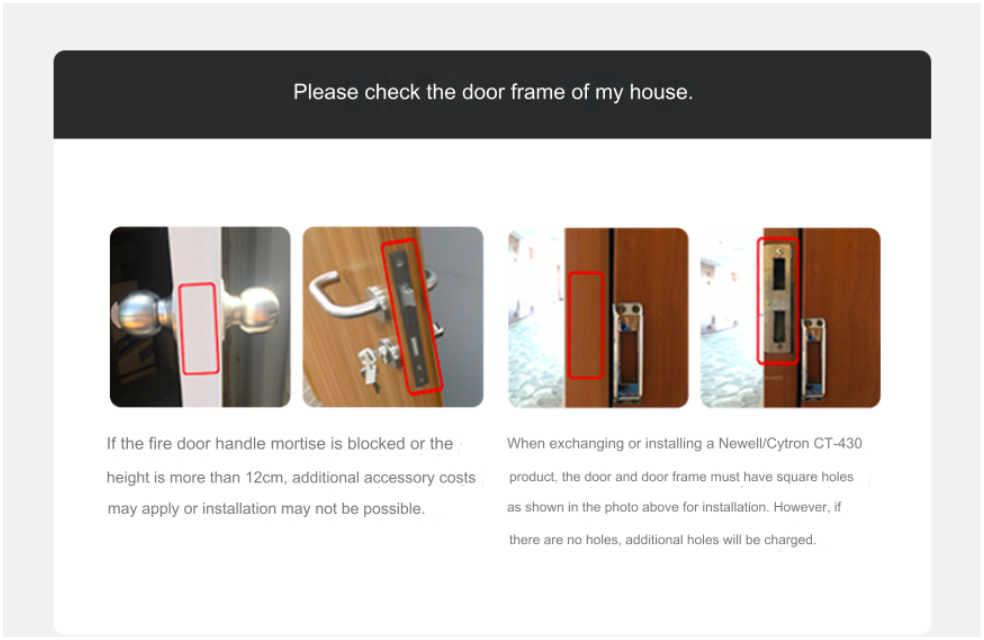 Zigbang SHS-P710 Push-Pull Smart Door Lock Password Key Tag