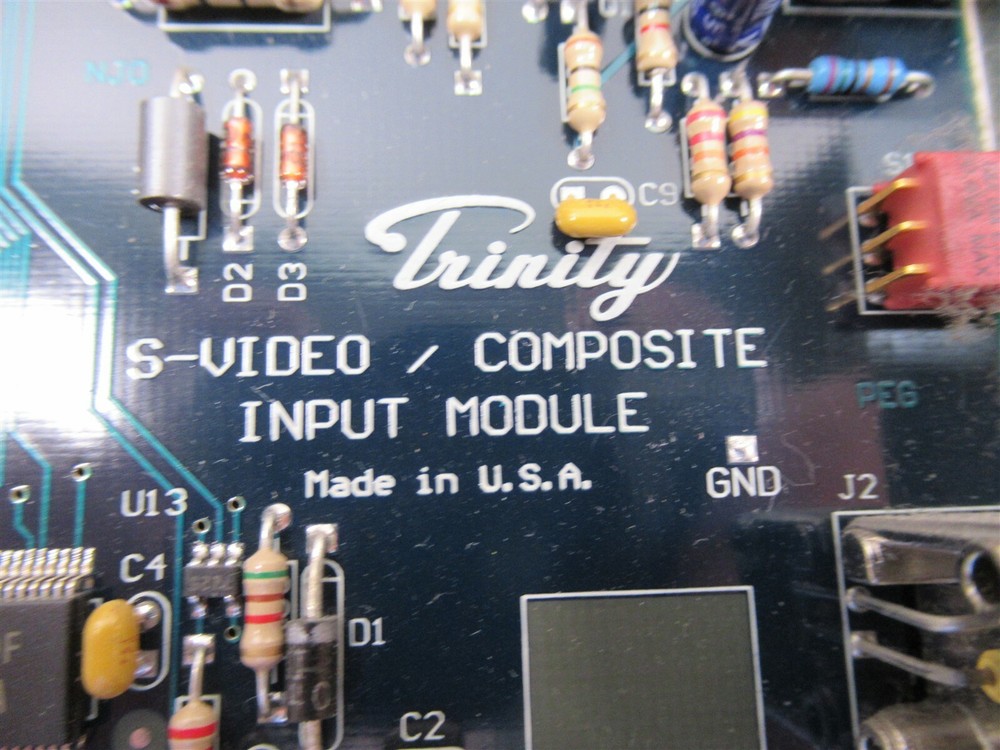 Play Inc. 34-059-5 Trinity S-Video Composite Input Module GlobeCaster Plug-In