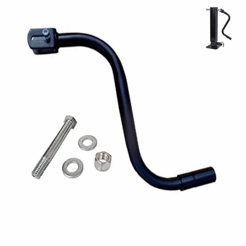Heavy Duty 12000 lbs Trailer Jack Handle – Replacement with Hardware