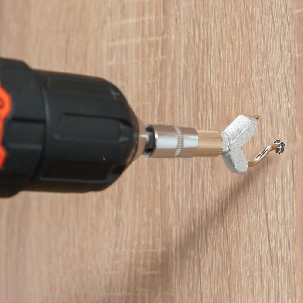 3pcs Y Shape Cup Hook Installer and Remover, Wing Nut Driver Bit, Mug Hooks, ...