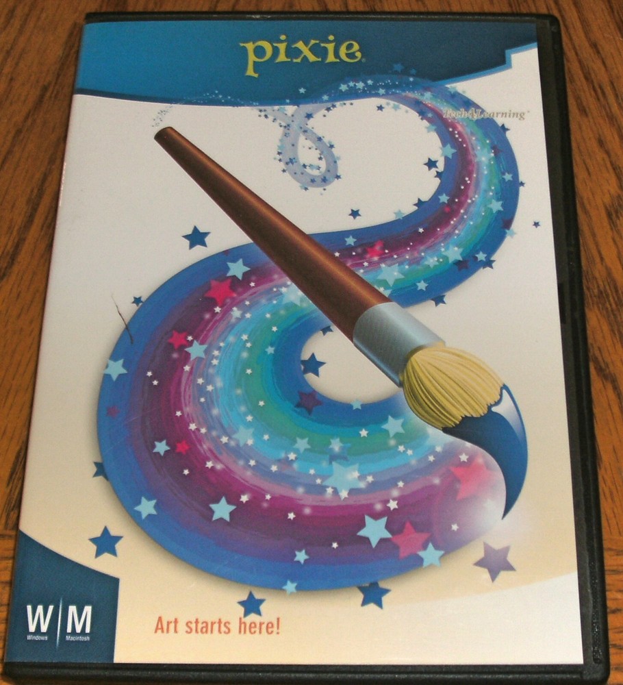 Pixie - Art Starts Here CD-ROM Plus Manual + Code