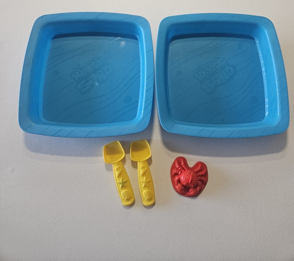 Used (2) Kinetic Sandbox Set & 3 accessories