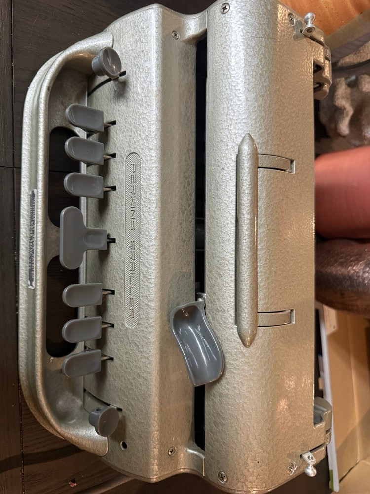 Perkins Braille Typewriter Model E David Abraham Limited Testing Rare