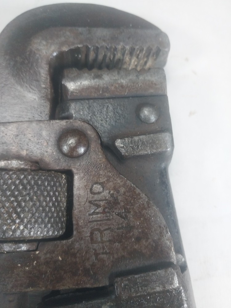 Trimo 14 Pipe Wrench Vintage Drop Forged Tool