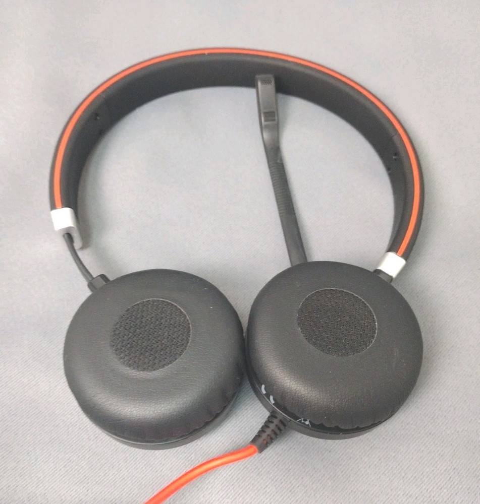 Jabra Evolve 40 Wired Stereo USB Headset Controller ENC010 Microphone Tested