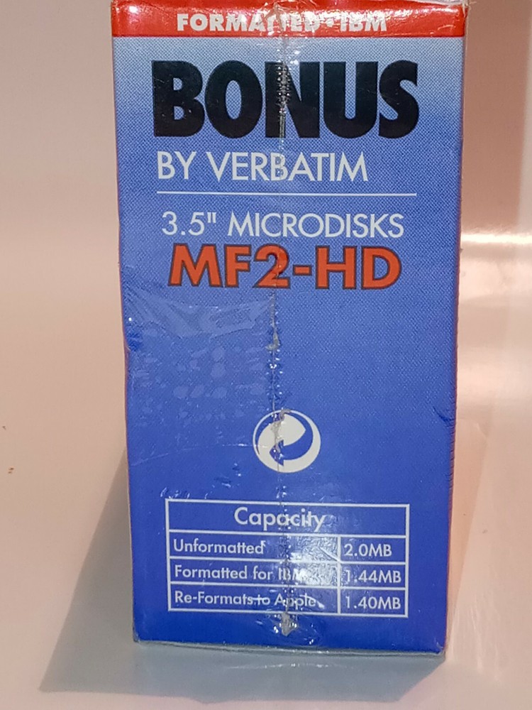 Verbatim 10 Microdisks MF2-HD 3.5" 2.0 MB