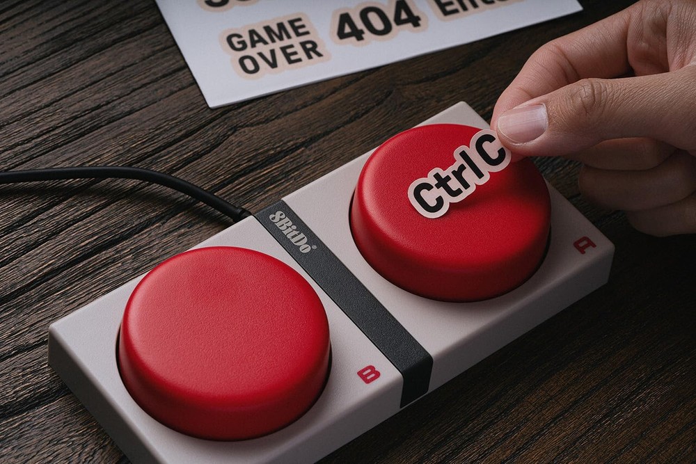 Retro Mechanical Keyboard for Windows & Android NES Edition - 8BitDo