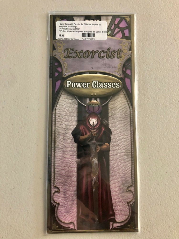 Power Classes III Exorcist D20 Mongoose Publishing D&D - New