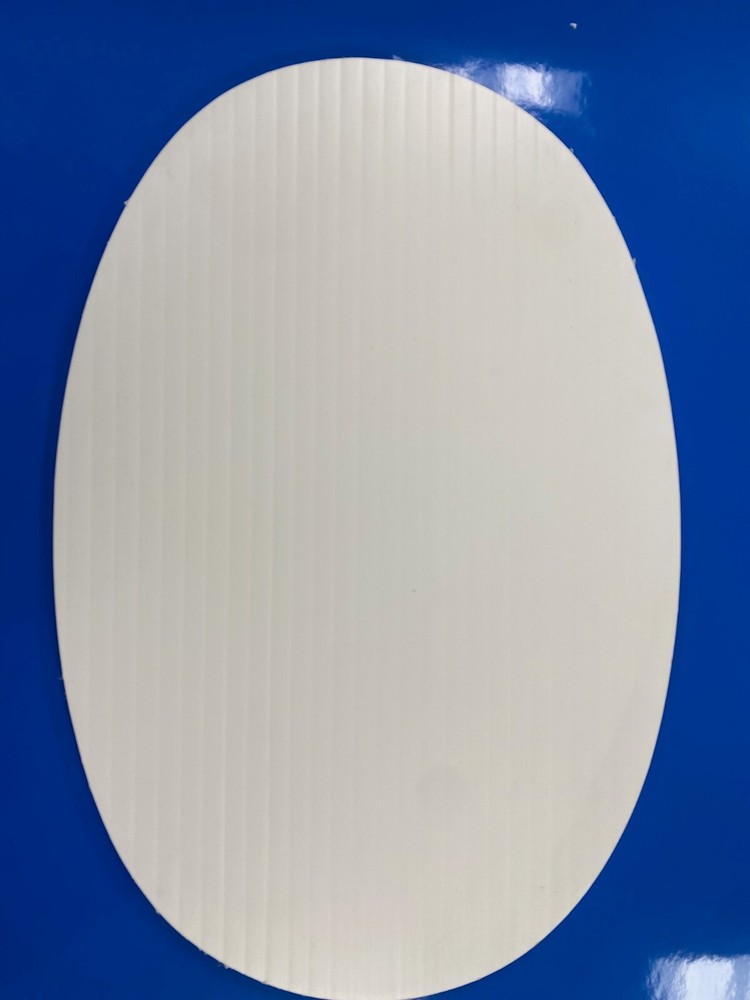 Corrugated Plastic Oval Blanks