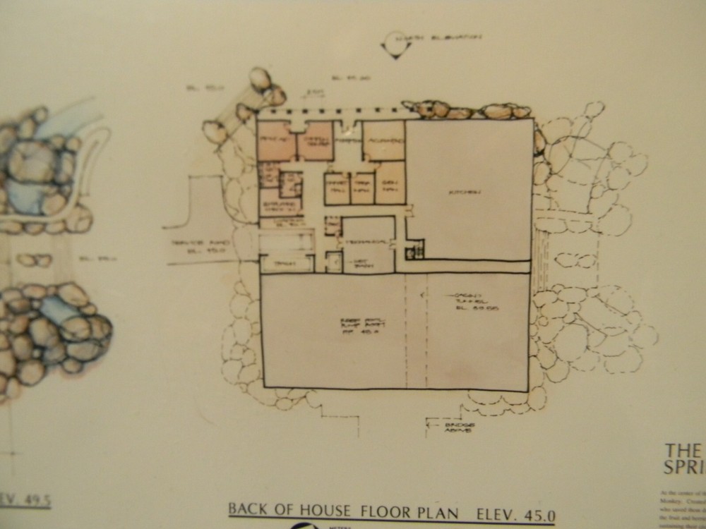 Architecture Plan SUN CITY Resort BOPHUTHATSWANA "Monkey Spring Plaza"