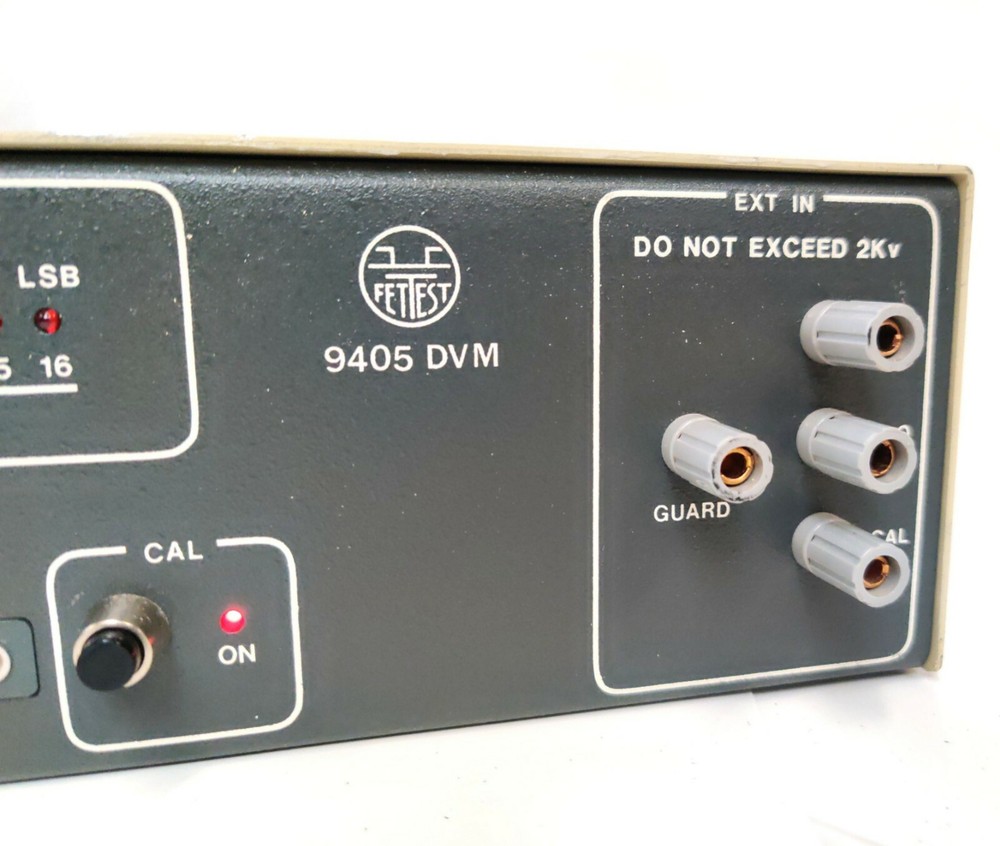 FetTest 9405 DVM field effect transistor Testing Device 1-10 kV Cal