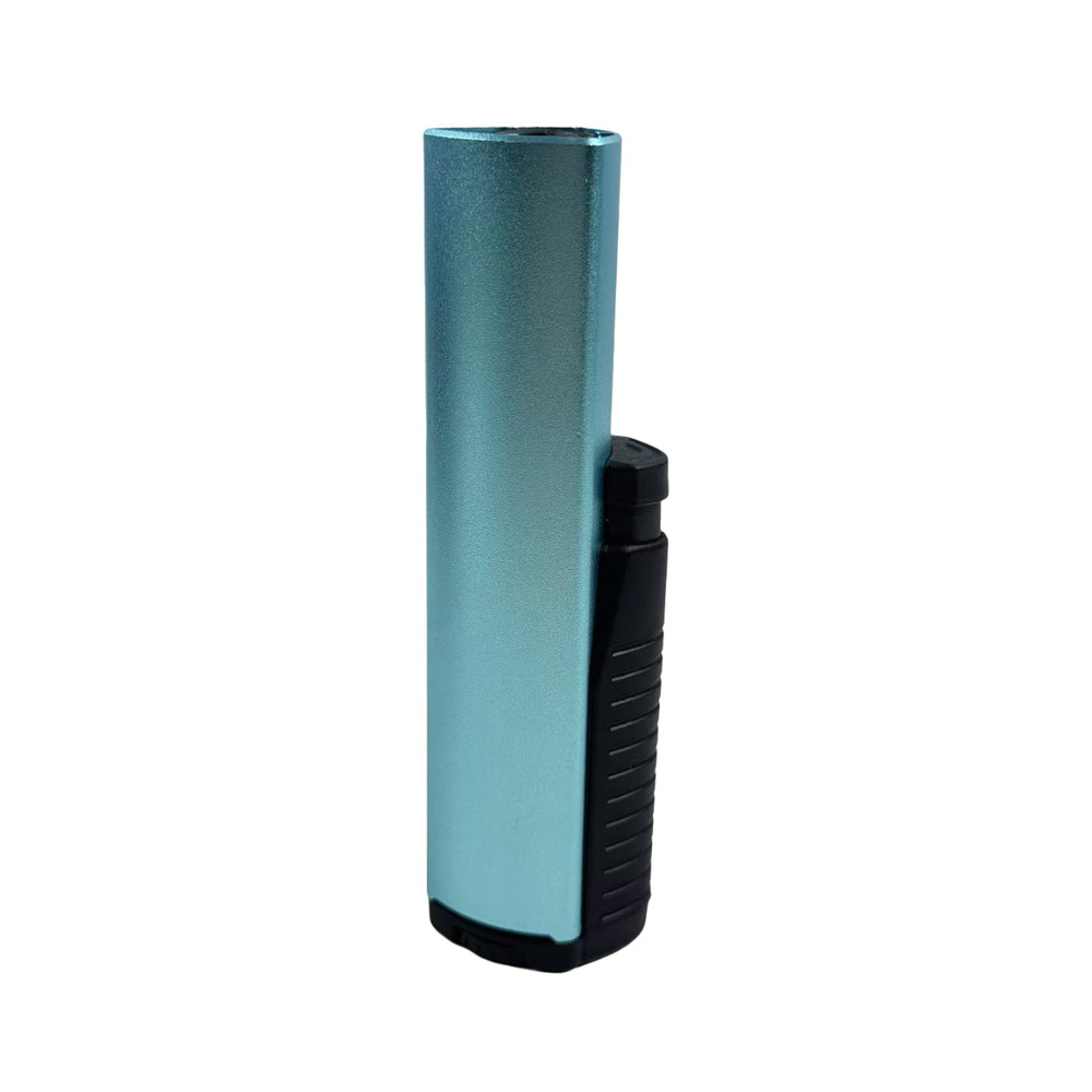 1pc Metallic color Torch Jet Flame Refillable Butane Adjustable Cigar Lighter
