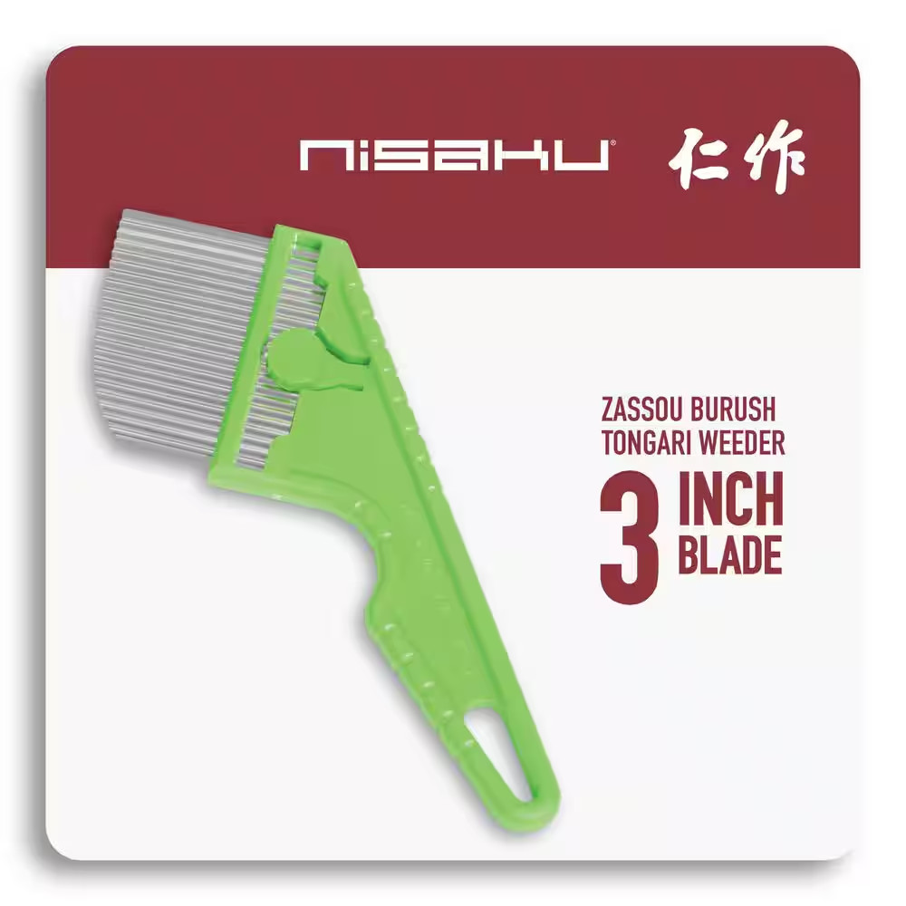 3 In. Blade Stainless Steel Angled Weeder