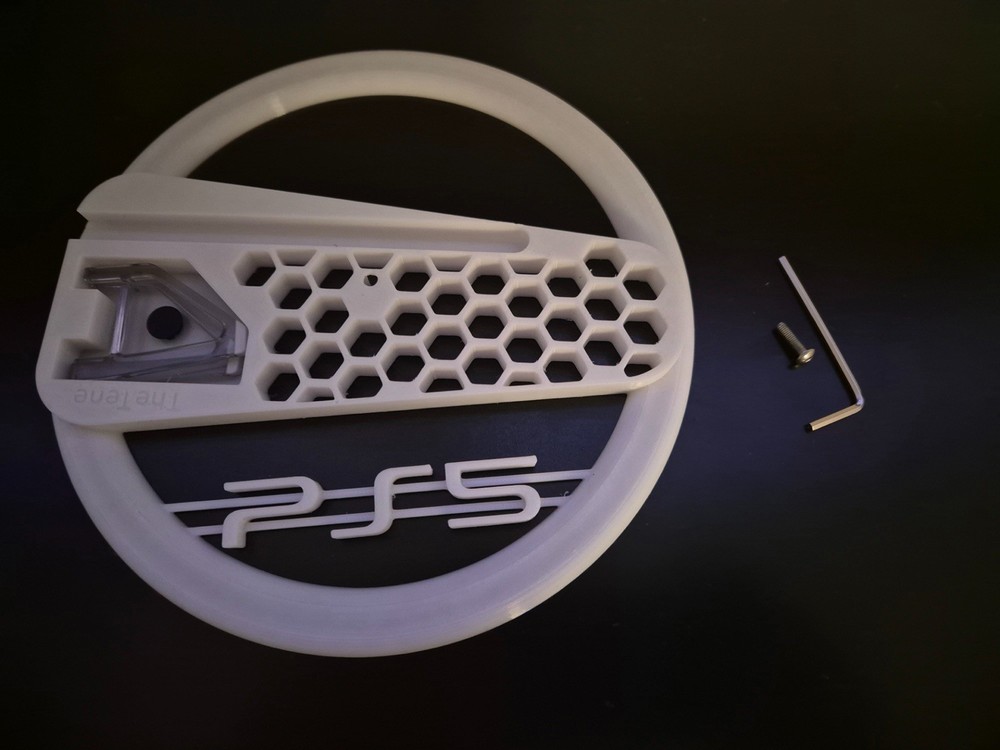 Vertical stand PS5 slim white