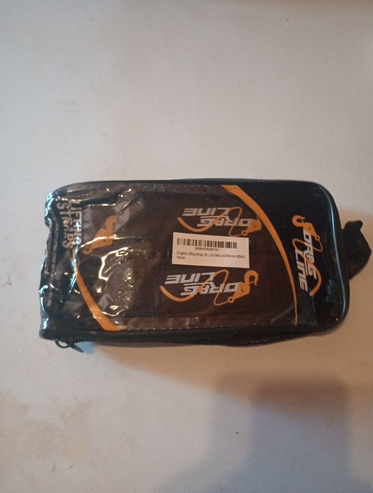 Black Unisex Dragline Lifting Straps