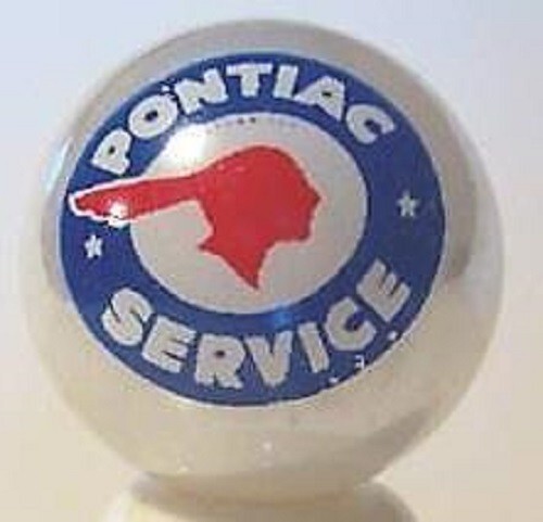 Pontiac Services 1" Glass Logo Marble