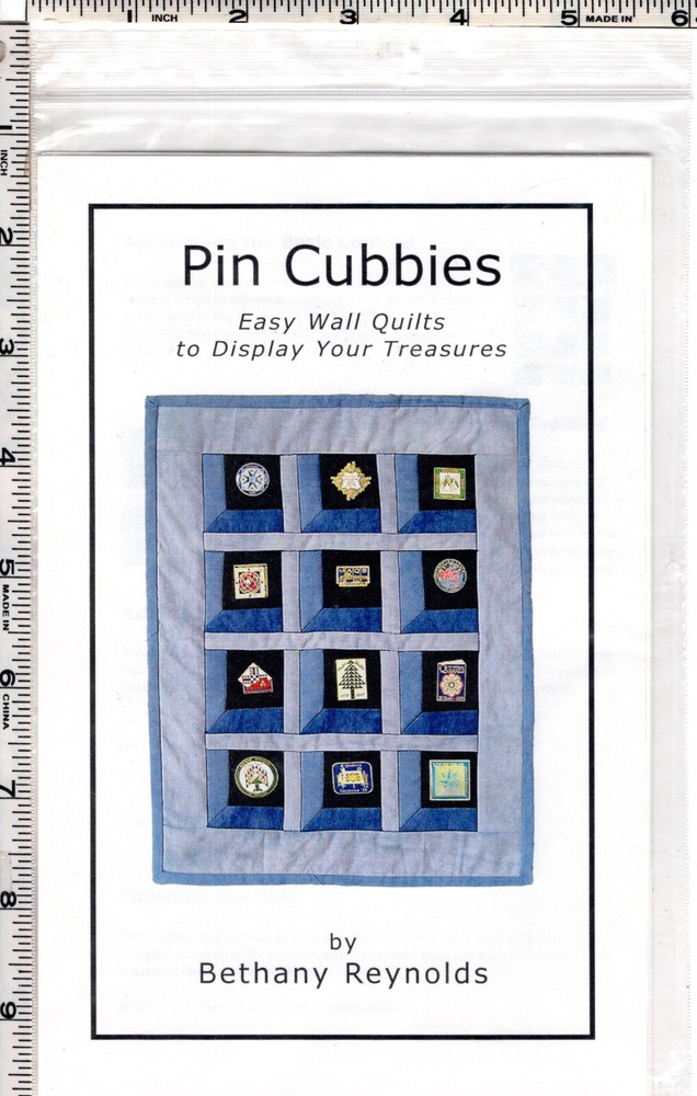 "Pin Cubbies"  ©2000 BSR Design Sewing Quilting Pattern Bethany Reynolds UNCUT