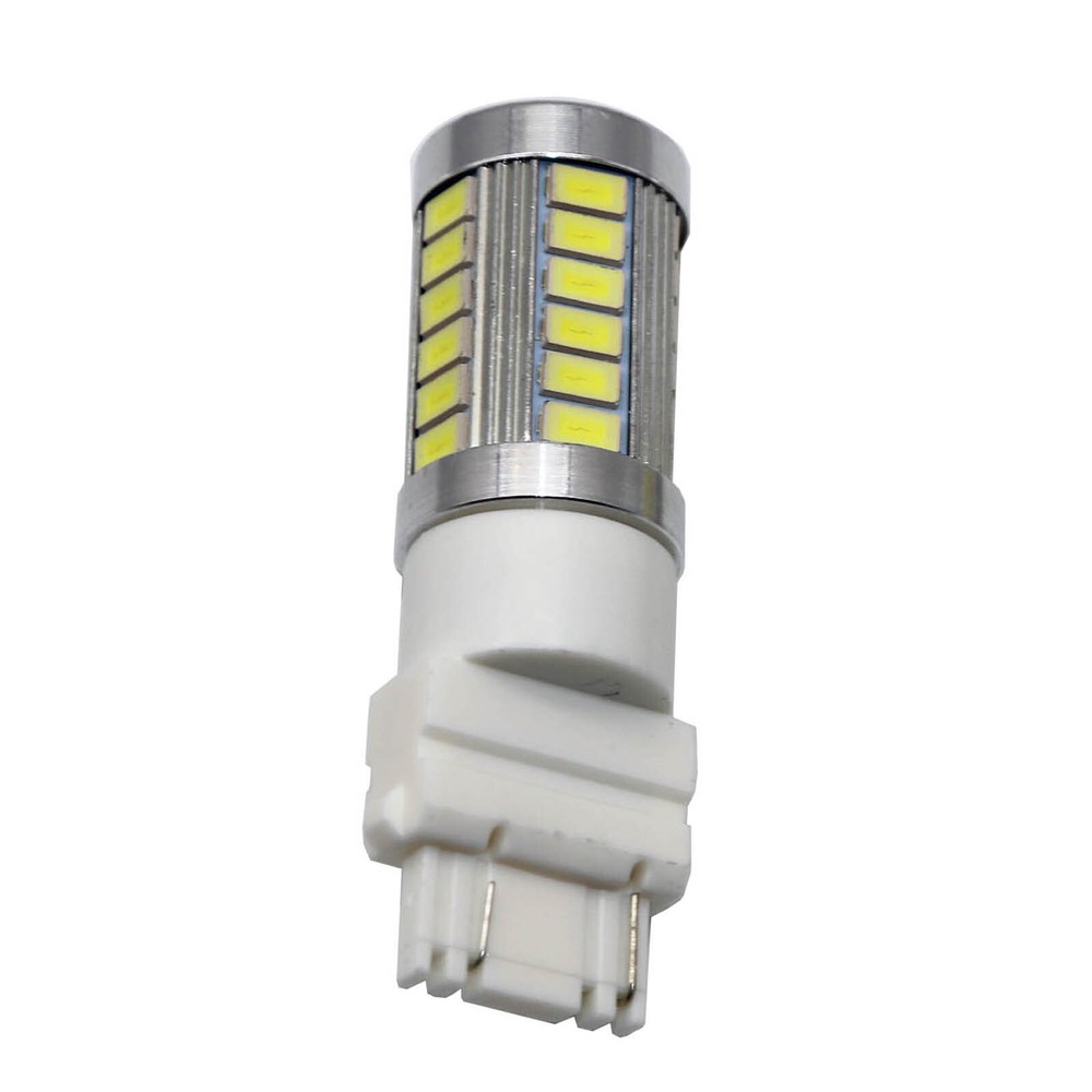 4Pcs White 33SMD 3157 3457 3057 Signal Backup Reverse Tail Turn LED Light Bulb