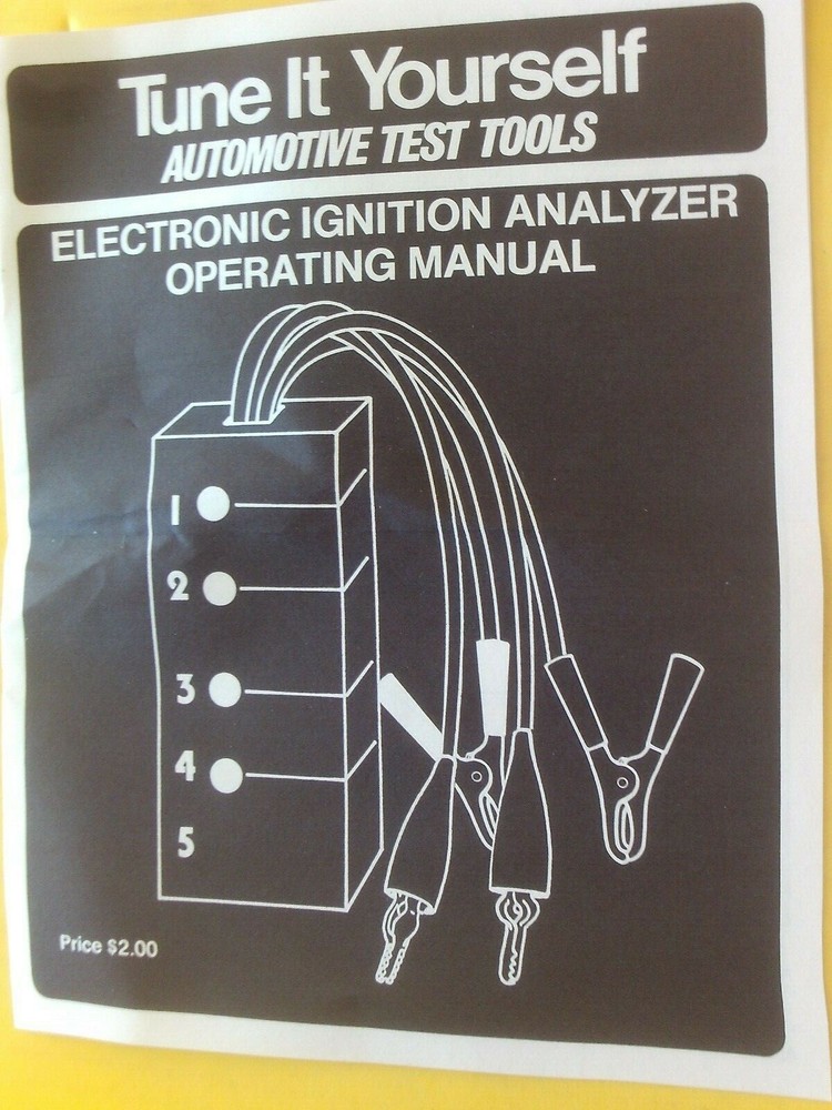 KAL Electronic Ignition Analyzer #2722 Engineered For Excellence