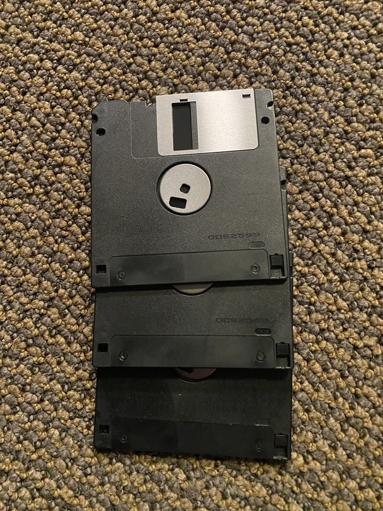 SIX 3M FORMATTED IBM HIGH DENSITY DS, HD 3.5" DISK