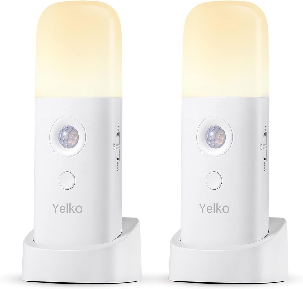 Motion Sensor Night Light, 2000mAh Rechargeable Night Lights Battery Powered,...