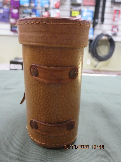 Vintage Brown Leather Binocular Case (V35258)