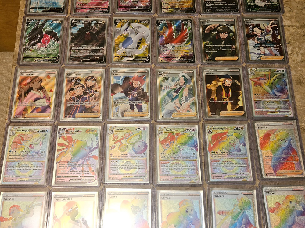 Pokémon SILVER TEMPEST 100% Complete Master Set + Trainer Gallery Graded Cards