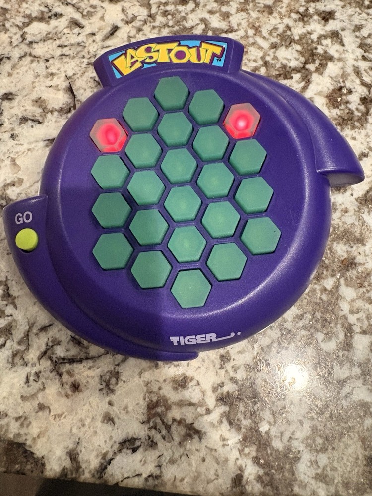 1997 LASTOUT YOU LOSE Handheld Tiger Electronic Game