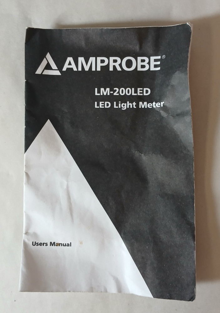 Amprobe LM-200LED LED Light Meter w/ Carrying Case